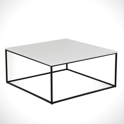 Koffie Tafel ROYAL 43x75 cm zwart/wit