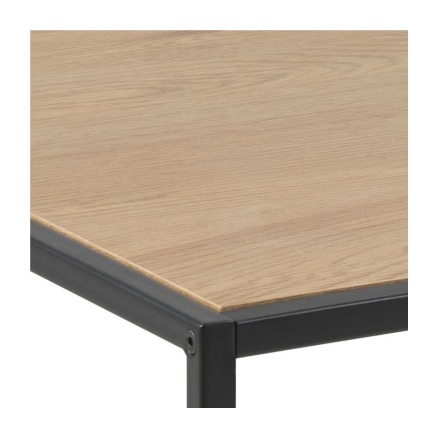 Koffie Tafel SARON eiken/zwart