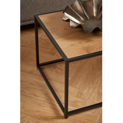 Koffie Tafel SARON eiken/zwart