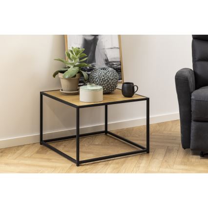 Koffie Tafel SARON eiken/zwart