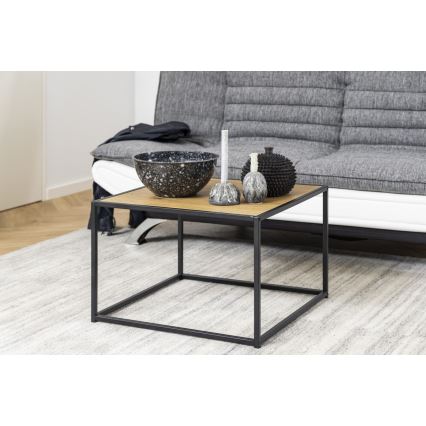 Koffie Tafel SARON eiken/zwart
