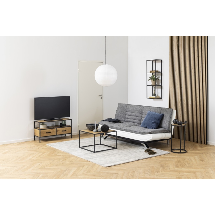 Koffie Tafel SARON eiken/zwart
