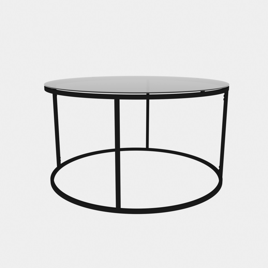 Koffie Tafel STARTIS 60x44,8 cm zwart