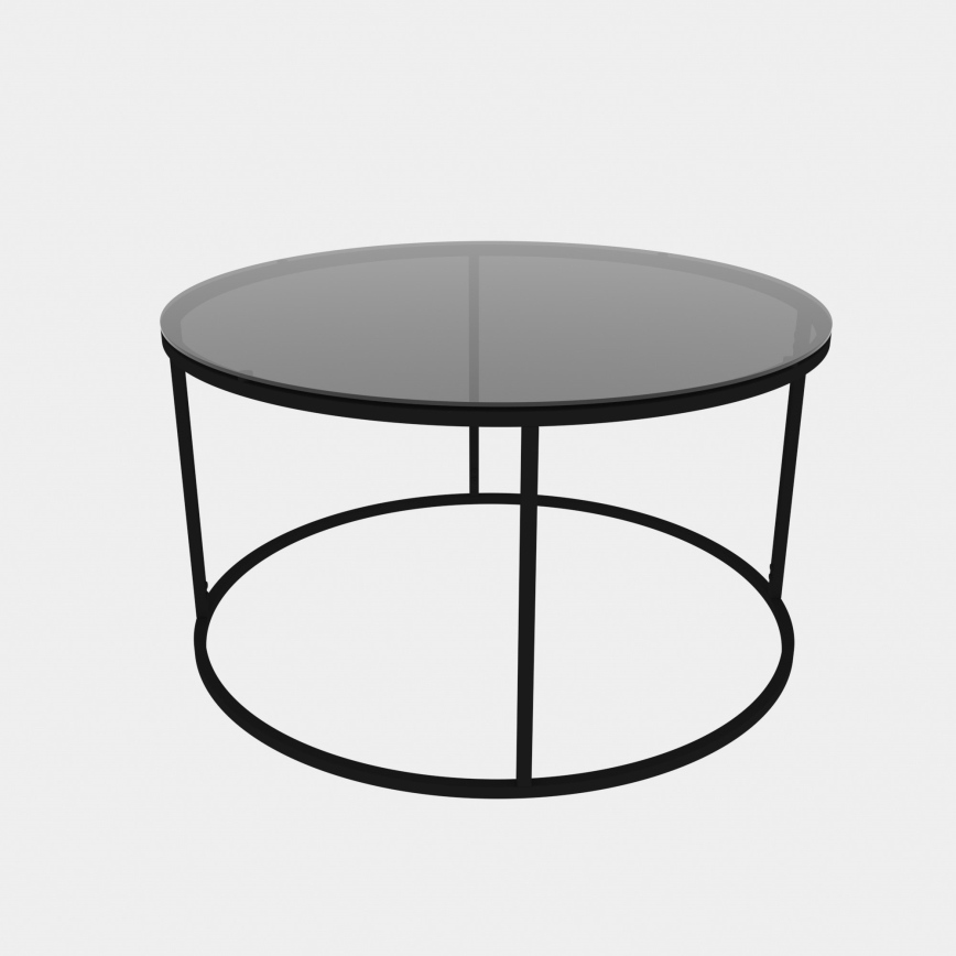 Koffie Tafel STARTIS 60x44,8 cm zwart