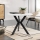 Koffie Tafel STK 50x65 cm zwart/wit