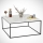 Koffietafel MARMO 43x75 cm zwart/wit