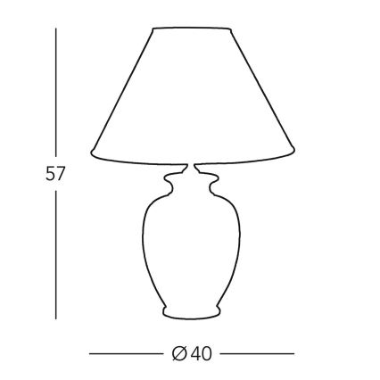 Kolarz 0014.71 - Tafel Lamp GIARDINO 1xE27/100W/230V 40 cm diameter