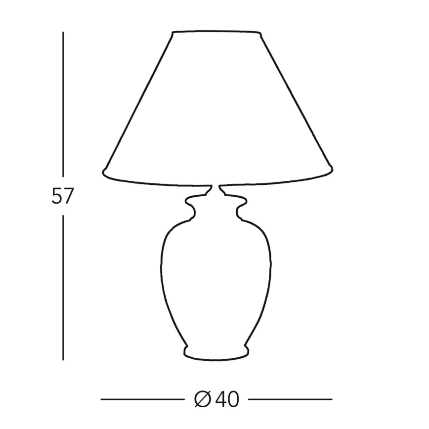 Kolarz 0014.71 - Tafel Lamp GIARDINO 1xE27/100W/230V 40 cm diameter