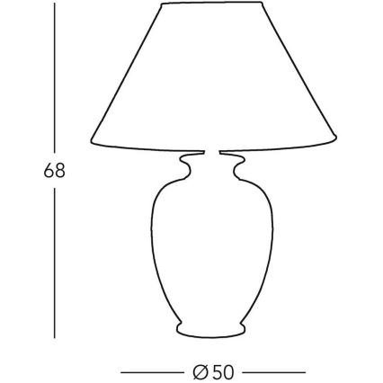 Kolarz 0014.75 - Tafellamp GIARDINO 1xE27/100W/230V