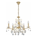 Kolarz 3234.85.3.KoT - Kristallen kroonluchter aan ketting CARMEN 5xE14/60W/230V 24K goud