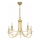 Kolarz 330.85.8C - Kristallen kroonluchter aan ketting IMPERIAL 5xE14/60W/230V goudkleurig