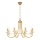 Kolarz 330.88.8C - Kristallen kroonluchter aan ketting IMPERIAL 8xE14/60W/230V goudkleurig