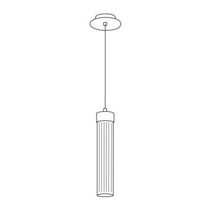 Kolarz 6009.30130 - Hanglamp aan een koord RAGGIO 1xE14/25W/230V 24K goud