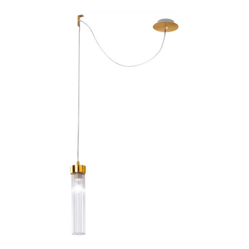 Kolarz 6009.30131 - Hanglamp aan een koord RAGGIO 1xE14/25W/230V 24K goud