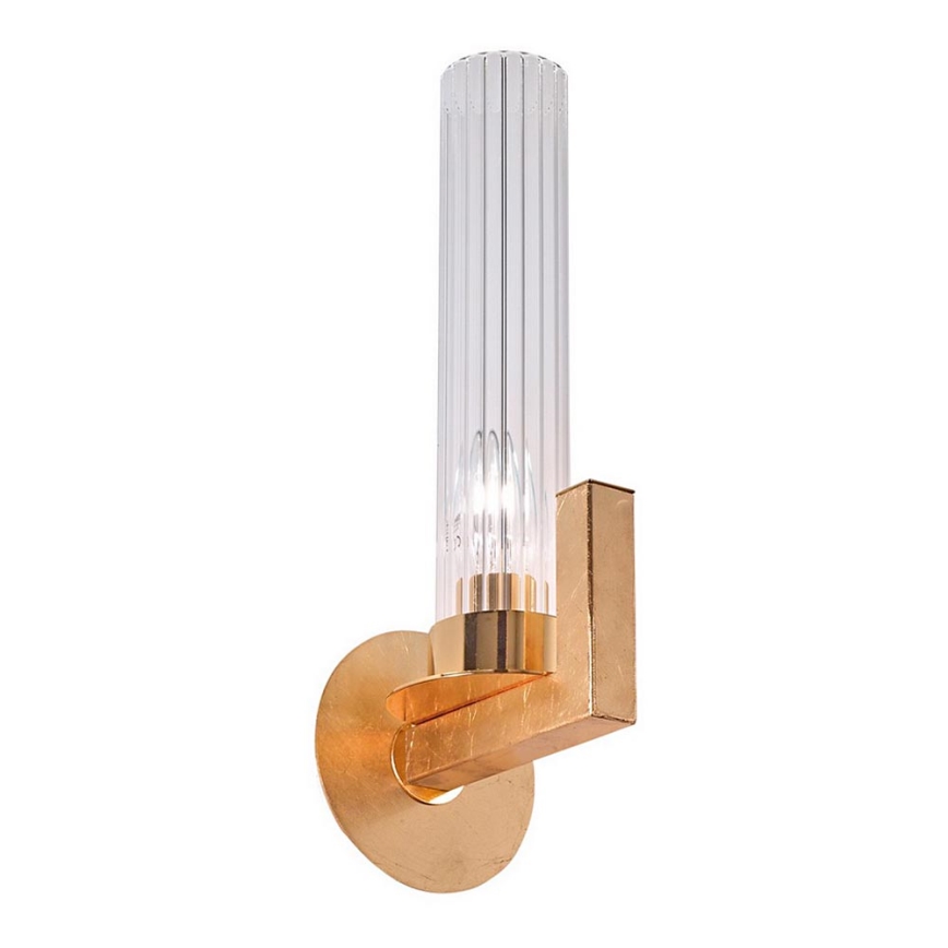 Kolarz 6009.60130 - Wand Lamp RAGGIO 1xE14/25W/230V 24K goud