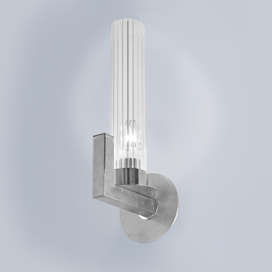 Kolarz 6009.60150 - Wand Lamp RAGGIO 1xE14/25W/230V zilver