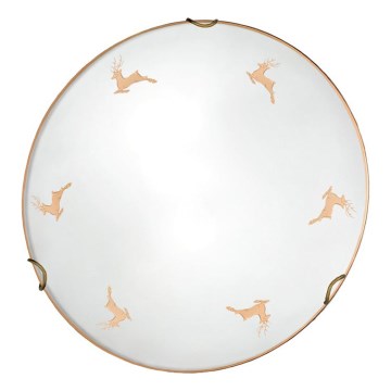 Kolarz 731.11.4.150 - Wandlamp NONNA 1xE27/60W/230V Ø 30 cm jeleni roségoud