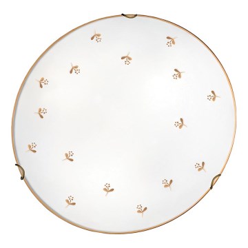 Kolarz 731.12.4.160 - Wandlamp NONNA 2xE27/60W/230V Ø 40 cm bloemmotief, roségoud