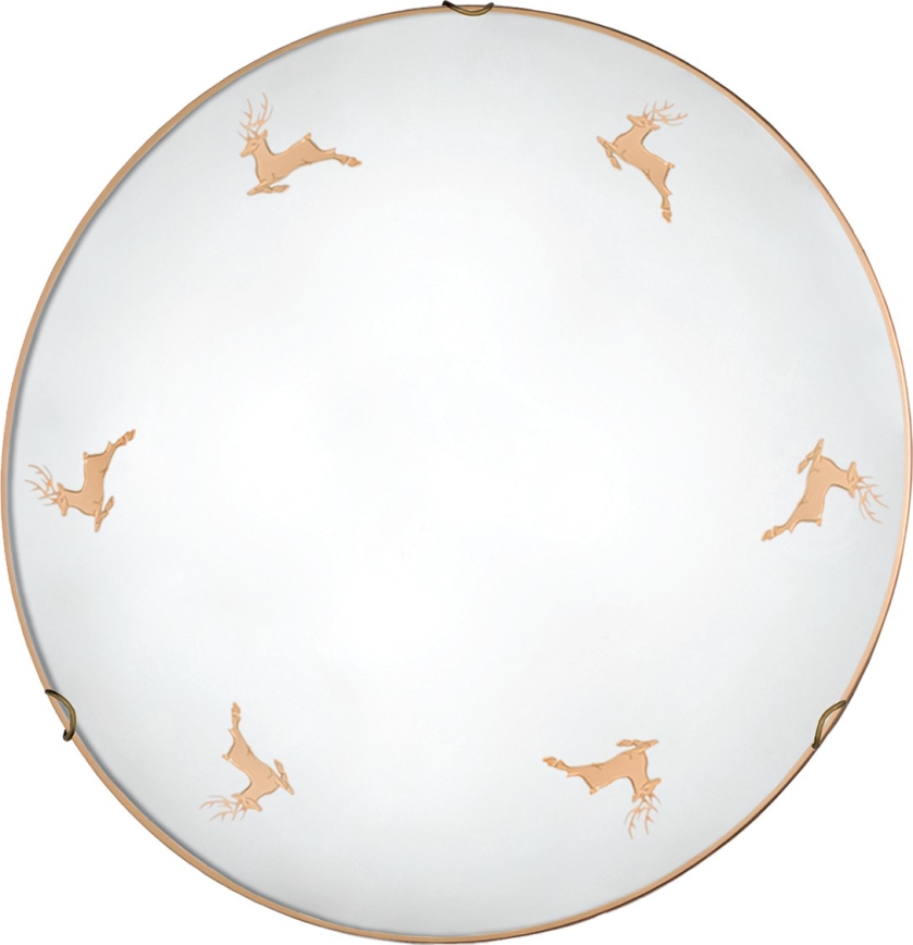 Kolarz 731.13.4.150 - Wandlamp NONNA 3xE27/60W/230V Ø 50 cm hertengewei roségoud