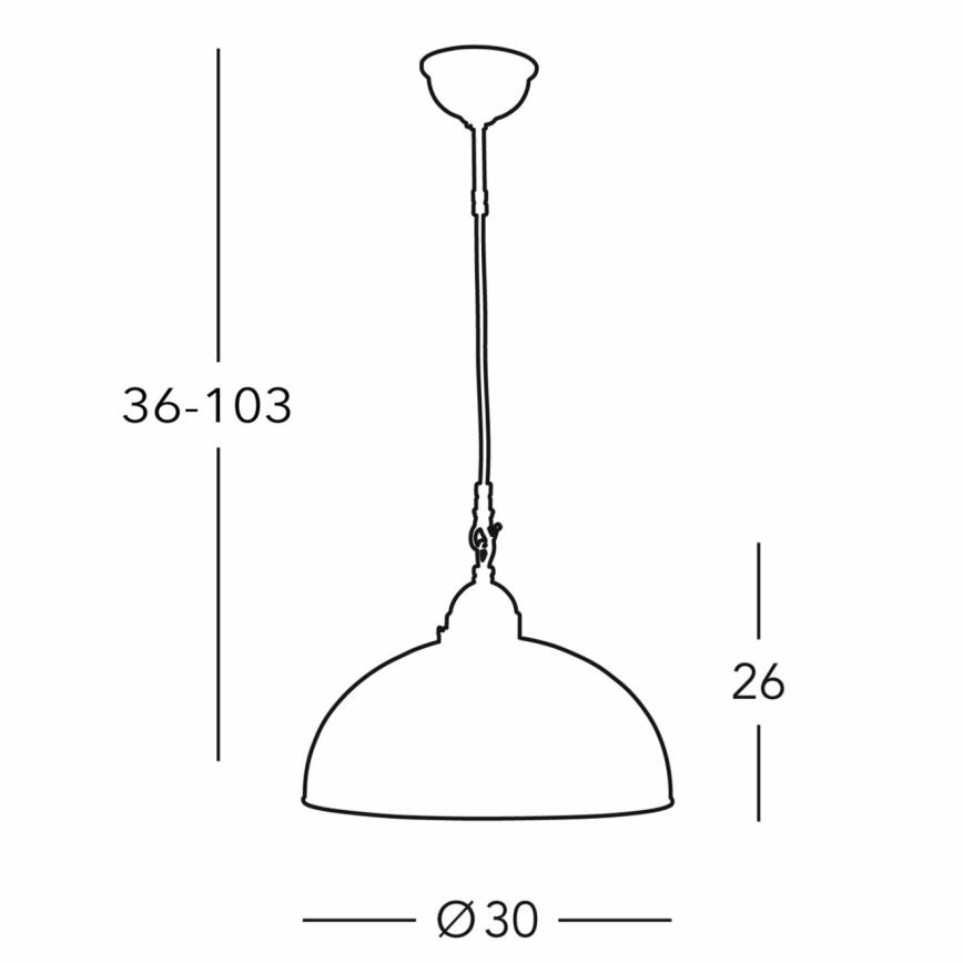 Kolarz 731.30.101 - Hanglamp aan een koord NONNA 1xE27/75W/230V diameter 30 cm hert groen
