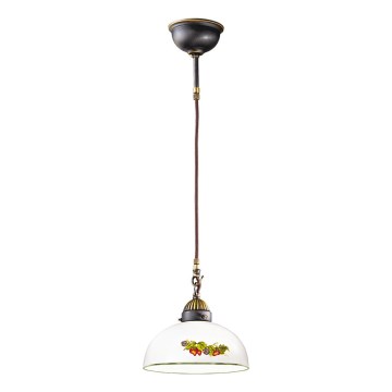 Kolarz 731.32.139 - Hanglamp aan een koord NONNA 1xE27/75W/230V diameter 36 cm druiven/aardbeien