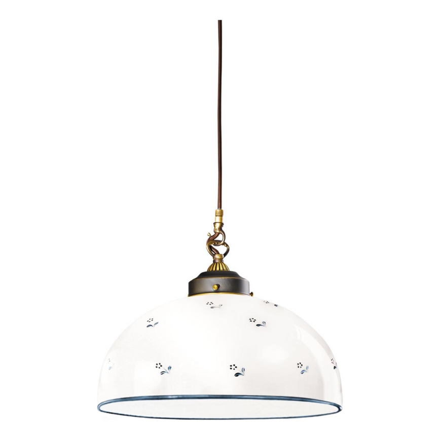Kolarz 731.32.19 - Hanglamp aan een koord NONNA 1xE27/75W/230V diameter 36 cm blauw