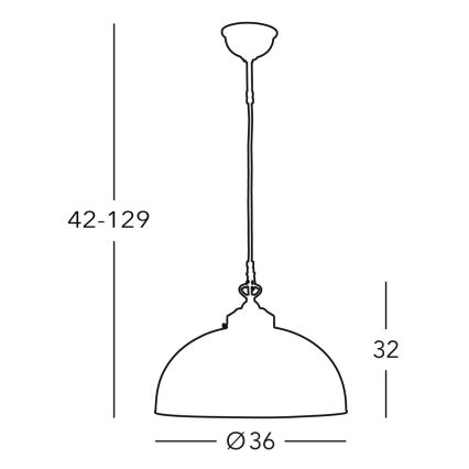 Kolarz 731.32.22 - Hanglamp met blauwe decoraties aan koord NONNA 1x E27 / 75W / 230V