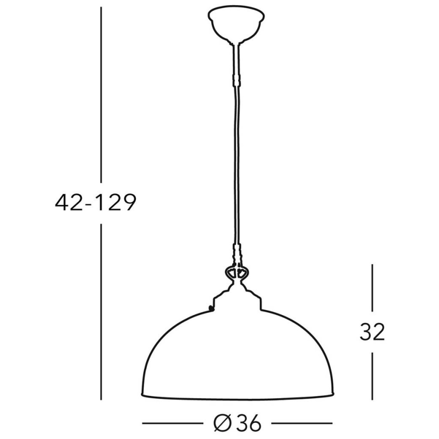Kolarz 731.32.55 - Hanglamp aan koord NONNA 1xE27/75W/230V