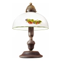 Kolarz 731.73.121 - Tafellamp NONNA 1xE27/75W/230V wijn/aardbei