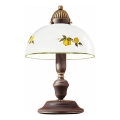 Kolarz 731.73.126 - Tafellamp NONNA 1xE27/75W/230V met citroenmotief