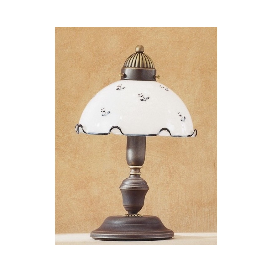 Kolarz 731.73.17 - Tafellamp met blauwe decoraties NONNA 1x E14 / 60W / 230V