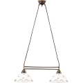Kolarz 731.82.160 - Hanglamp aan kabel NONNA 2xE27/75W/230V met bloemen, roségoud