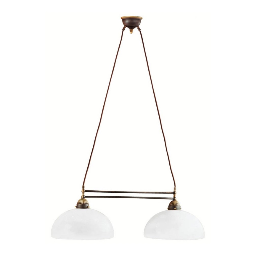 Kolarz 731.82.54 - Hanglamp NONNA 2x E27 / 75W / 230V