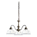 Kolarz 731.83.16 - Hanglamp aan een ketting NONNA 3xE27/75W/230V blauw