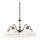 Kolarz 731.85.100 - Hanglamp aan een ketting NONNA 5xE27/75W/230V hert groen