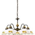 Kolarz 731.85.116 - Kroonluchter aan ketting NONNA 5xE27/75W/230V, met citroenaccenten