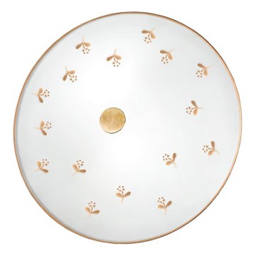 Kolarz 731.U12.4.160 - Wandlamp NONNA, 2x E14/60W/230V, Ø 32 cm, bloemenmotief, roségoud