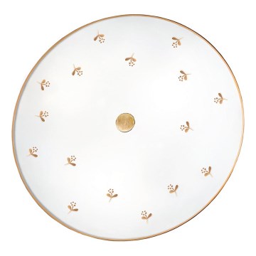 Kolarz 731.U13.4.160 - Wandlamp NONNA 3xE27/60W/230V, Ø 42 cm, met bloemen, roségoud