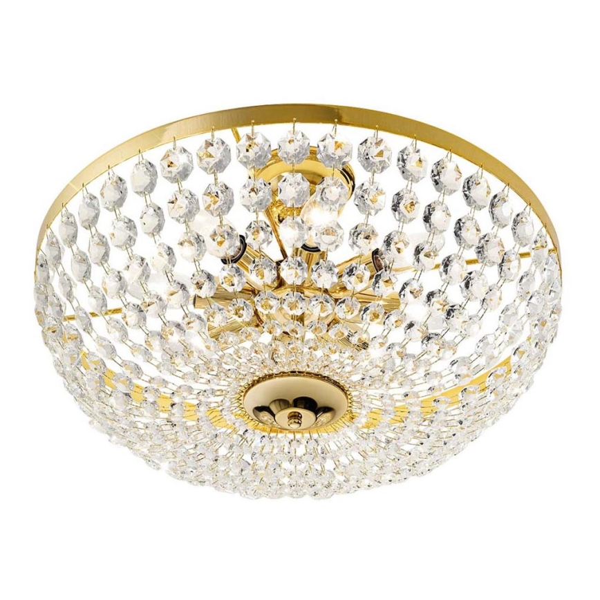 Kolarz 960.18K.3 - Kristallen Hanglamp aan een paal VALERIE 8xE14/40W/230V 24K goud