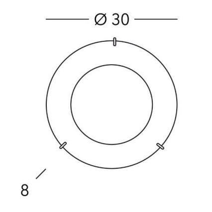 Kolarz A1306.11.3 - Plafondlamp MOON 1x E27 / 60W / 230V