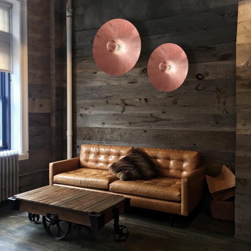 Kolarz A1306.61XL.3.SunCu - Wandlamp MOON 1xE27/100W/230V koper