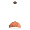 Kolarz A1339.31.Co.VinCu/40 - Hanglamp aan kabel CULT 1xE27/100W/230V Ø 40 cm koperkleurig