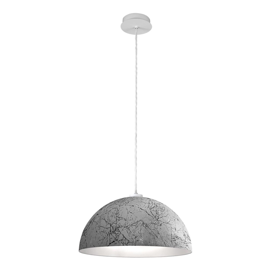 Kolarz A1339.31.Wm.VinAg/40 - Hanglamp aan een koord CULT 1xE27/100W/230V diameter 40 cm zilver