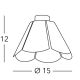 Kolarz A1346.11.W - Plafondverlichting BLOOM 1xE27/100W/230V