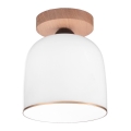Kolarz A1352.11.Au - Opbouwlamp NONNA 1xE27/60W/230V eiken/wit/goud