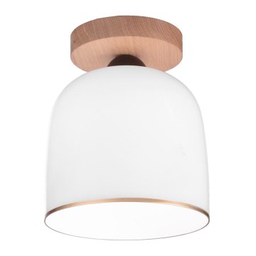 Kolarz A1352.11.Au - Opbouwlamp NONNA 1xE27/60W/230V eiken/wit/goud