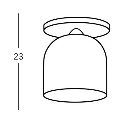 Kolarz A1352.11.G - Bevestigde hanglamp NONNA 1xE27/60W/230V eiken/wit/groen