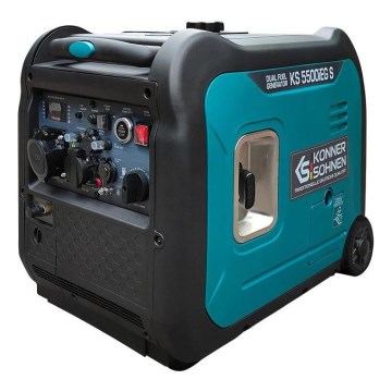 Könner & Söhnen 13046 - Gas en petrol omvormer electric generator KS 5500iEG S 5500W
