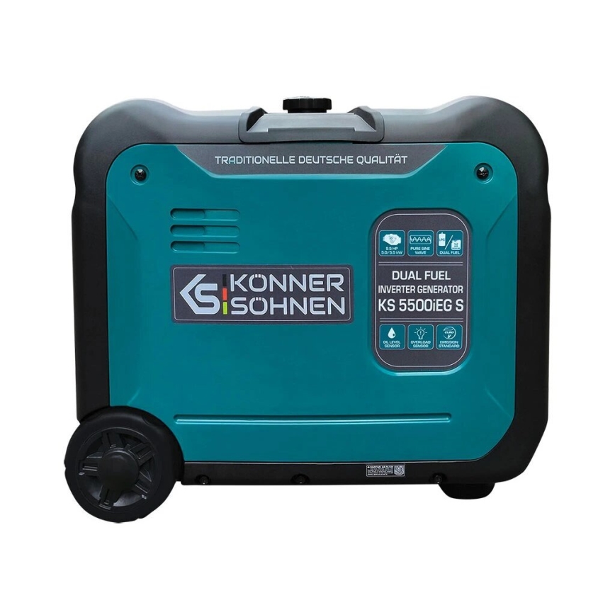 Könner & Söhnen 13046 - Gas en petrol omvormer electric generator KS 5500iEG S 5500W