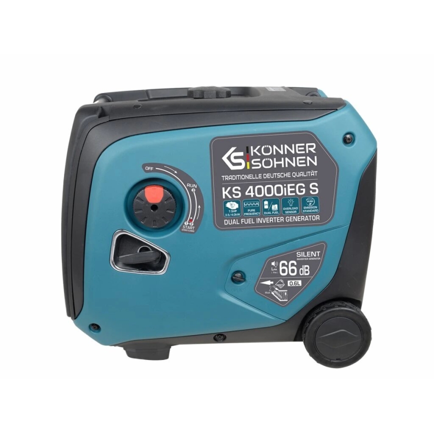 Könner & Söhnen 5106 - Gas en petrol omvormer electric generator KS 4000iEG S 4000W